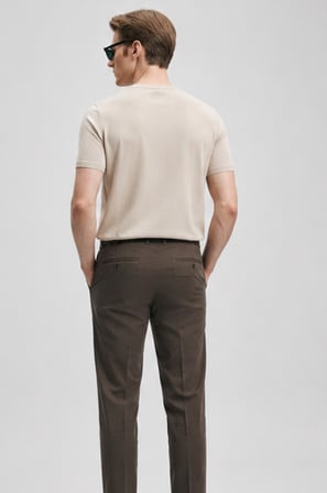 Lufian 111090156 Tıno Erkek Modal Karışımlı T- Shirt Erkek T-Shirt