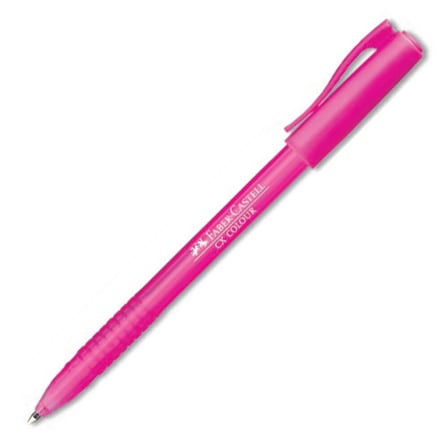 Faber-Castell Renkli Tükenmez Kalem Pembe