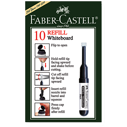 Faber-Castell Tahta Kalem Mürekkebi W20 Siyah 25 43 99