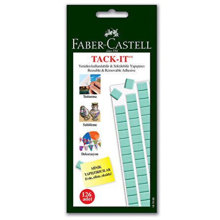 Faber Castell Tack-it Hamur Yapıştırıcı 75 gr Yeşil