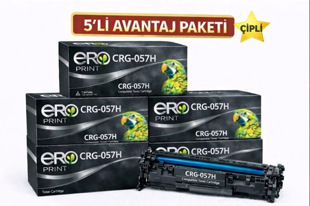CRG-057H / Canon MF-451dw Çipli Muadil Toner - 5'li Avantaj Paket