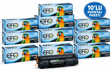 HP 83A | HP LaserJet Pro MFP M225dw Muadil Toner - 10'lu Avantaj Paket