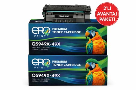 HP Laserjet 1320TN Yüksek Kapasiteli Muadil Toner - 2'li Avantaj Paket