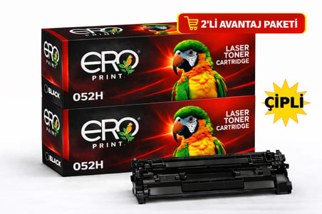 Canon CRG-052H Muadil Toner - Yüksek Kapasiteli 2'li Avantaj Paket