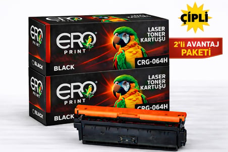 Canon CRG-064HBK Muadil Toner - 2'li Avantaj Paket