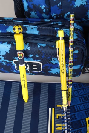 x Dekomus Lisanslı Fenerbahçe Full Kırtasiye Seti Kamuflaj Büyük Boy Lise Okul Çantası,Kalem Çantası ve 500 ML Çelik Termos Seti