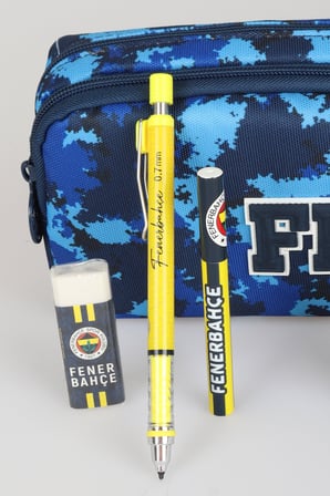 x Dekomus Lisanslı Fenerbahçe Kamuflaj Kalem Çantası,Uçlu Kalem,Pods Kalemtraş,Silgi Tepeli Kurşun Kalem