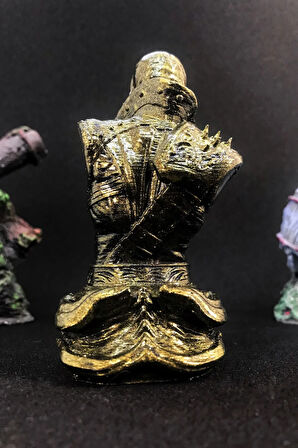 Hayalet Sürücü Ghost Rider Büst 10cm - Gold Efekt