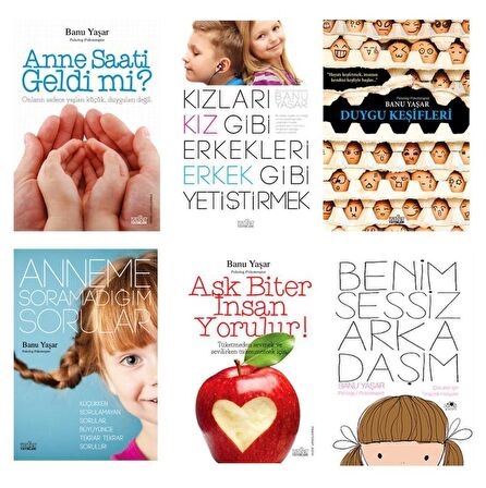 Psikoterapist Banu Yaşar Çocuk Eğitimi Seti 6 Kitap