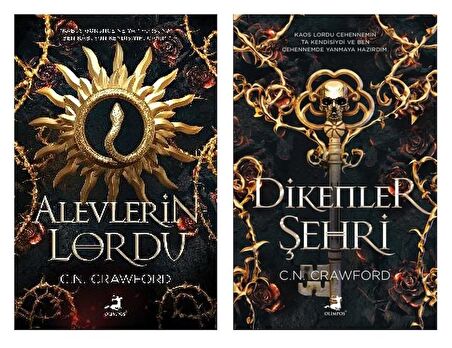 C. N. Crawford Alevlerin Lordu + Dikenler Şehri (2 Kitap)