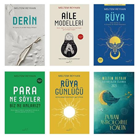 Meltem Reyhan Seti 6 Kitap (Rüya + Astrolojik Ajanda + Rüya Günlüğü + Para Ne Söyler + Derin + Aile Modelleri )