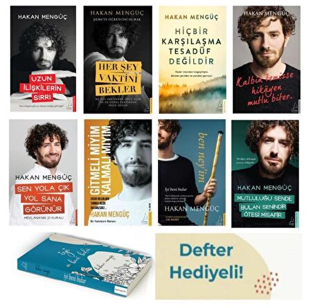 Hakan Mengüç Seti 8 Kitap DEFTER HEDİYELİ