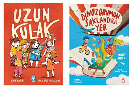 Dinozorumun Saklandığı Yer + Uzun Kulak (2 Kitap)