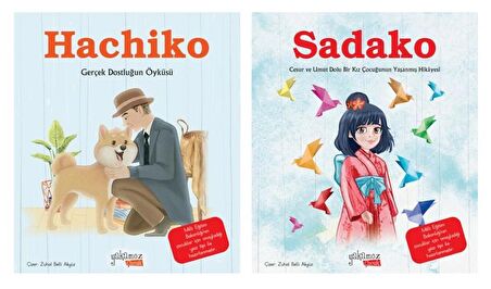 Hachiko - Sadako Resimli Hikaye (2 Kitap)