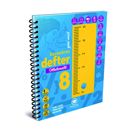 8. Sınıf Türkçe + Matematik Kazandıran Defter