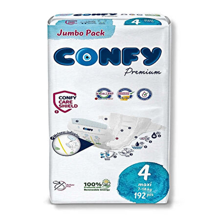 Premium 4 Numara Bebek Bezi Maxi 7 - 14 Kg 224 Adet