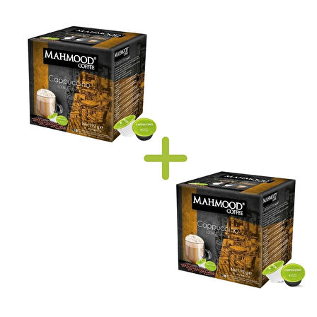 Mahmood Dolce Gusto Cappuccino Kapsül Kahve 16 Adet X 2 li set