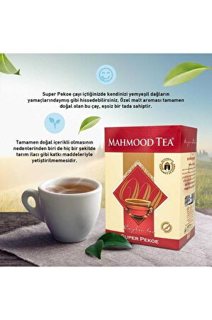 Mahmood Tea Ithal %100 Saf Seylan Pekoe Dökme Çayı 800 Gr Bardak Hediyeli