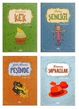 Mum İlk Romanlarım Serisi 4 Kitap (2. 3. ve 4. Sınıf)