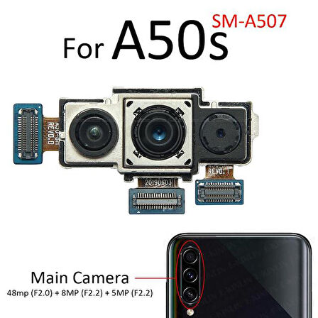 Tkgz Samsung Galaxy A50S Arka Kamera (Orjinal)