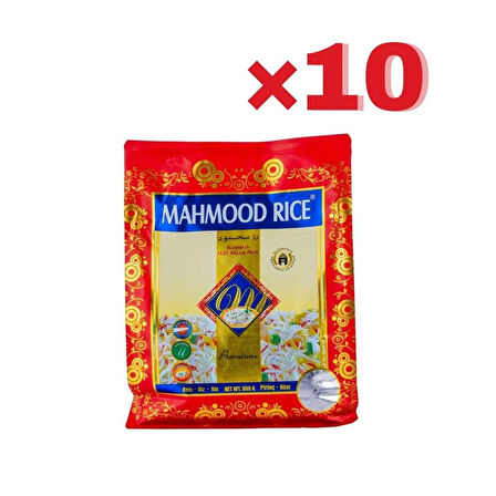 Mahmood Rıce Mahmood Rice Basmati Pirinç 900 G x 10 Adet