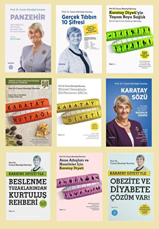 Karatay Diyeti Seti 9 Kitap (Prof Dr Canan Efendigil Karatay)