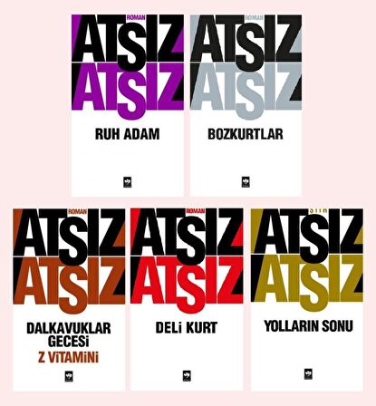 Hüseyin Nihal Atsız Bozkurtlar Seti 5 Kitap