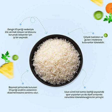 Mahmood Rice Basmati Pirinç  900 G x 5 Adet