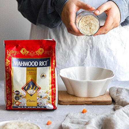 Mahmood Rice Basmati Pirinç  900 G x 5 Adet