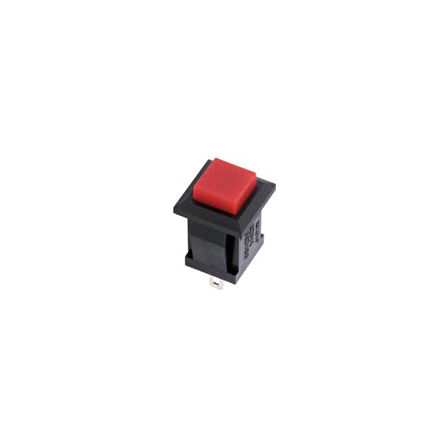 KARE BUTON PLASTİK YAYLI 2P SİYAH