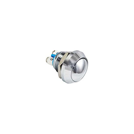 12 MM IŞIKSIZ METAL (BUTON) 2P IP65 BOMBE