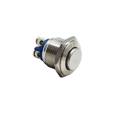 16MM METAL BUTON YAYLI 1NO ÇIKIK LEDSİZ YAYLI