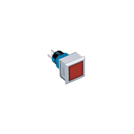 21x21 Kalıcı Anh. 5P LED VOLTAJI NO/1NC 10V~24V ve 220V SARI