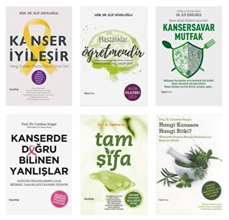 Canfeza Sezgin Elif Güveloğlu Kanser İyileşir Seti 6 Kitap