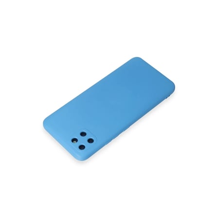 Realme C11 Kılıf Nano içi Kadife Silikon - Mavi