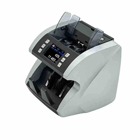 Kaan Mix Pro Gümüş Ofis Tipi Para Sayma Makinesi (Dolar, Euro, TL, Gbp Karışık Sayım)