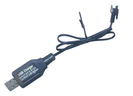 4.8 Volt  Oyuncak Pilleri İle Uyumlu Usb Şarj Aleti