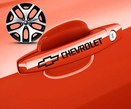 Ch evrolet Kapı Kolu Sticker 10Adet