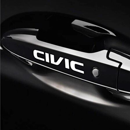 Civic Kapı Kolu Sticker 10Adet
