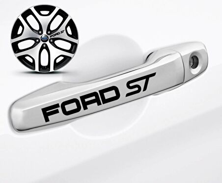 St Kapı Kolu Sticker 10Adet