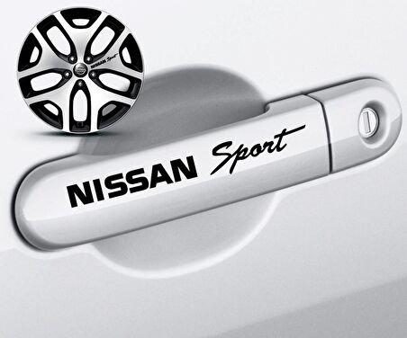 N issan Sport Kapı Kolu Sticker 10Adet