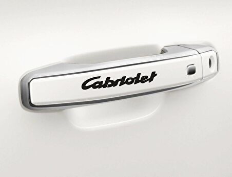 Cabriolet Kapı Kolu Sticker 10Adet