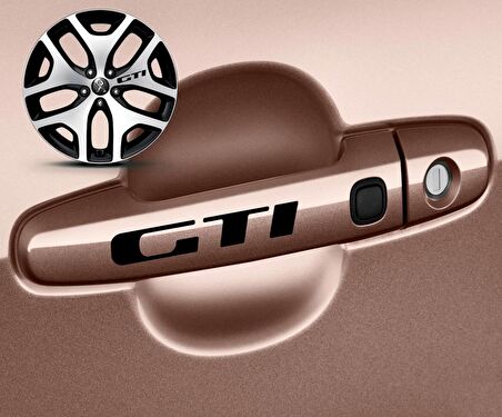 Gti Kapı Kolu Sticker 10Adet