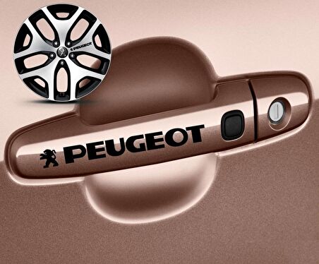 P eugeot Kapı Kolu Sticker 10Adet MD1