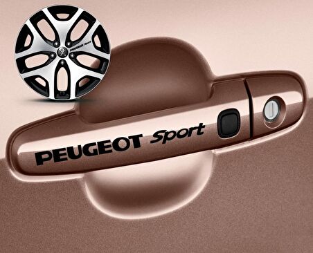 P eugeot Sport Kapı Kolu Sticker 10Adet MD3