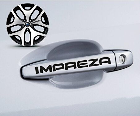 İmpreza Kapı Kolu Sticker 10Adet