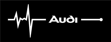 A udi Nabız Kalp atışı sticker 2 adet