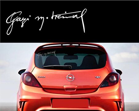 Gazi Mustafa Kemal Atatürk imzası ufak boy