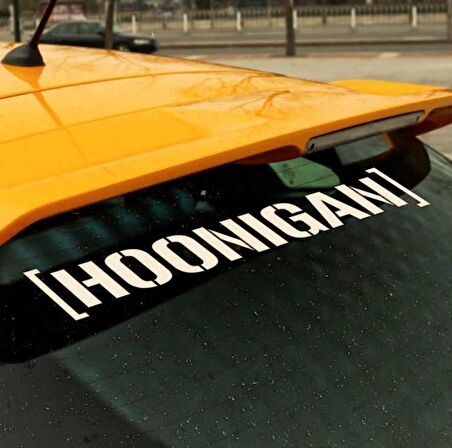 Hoonigan Stickeri Yapıştırma