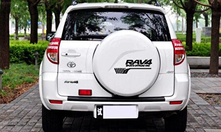 Rav4 Off Road araba stickeri 4x4 etiket